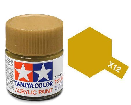 Colore vernice acrilica Tamiya per modellismo statico X12