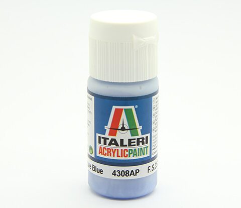 colore vernice acrilica Italeri per modellismo statico 4308AP flat medium blue