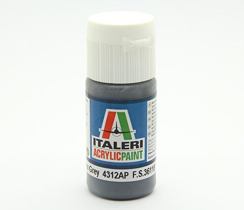 colore vernice acrilica Italeri per modellismo statico 4312AP flat light green