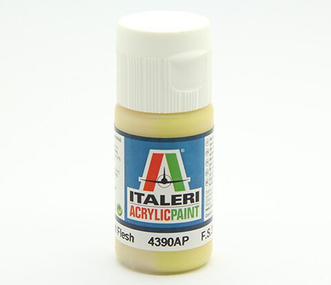 colore vernice acrilica Italeri per modellismo statico 4390AP flat Light flesh