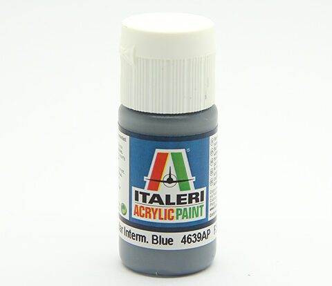 colore vernice acrilica Italeri per modellismo statico 4639AP flat non specular blue