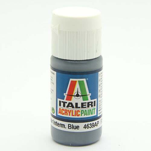 colore vernice acrilica Italeri per modellismo statico 4639AP flat non specular blue