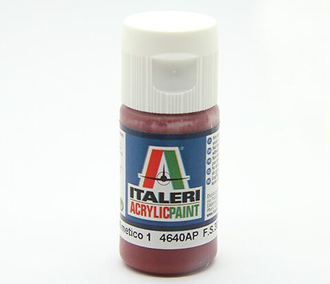 colore vernice acrilica Italeri per modellismo statico 4640AP flat marrone mimetico