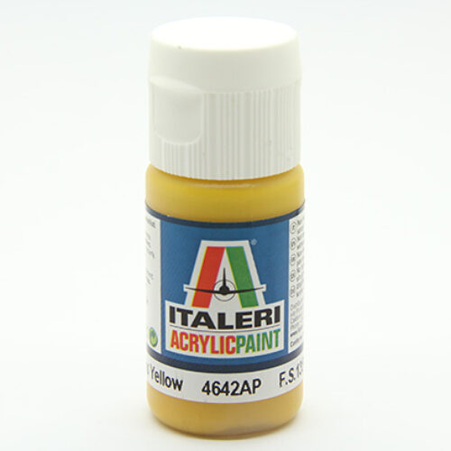 colore vernice acrilica Italeri per modellismo statico 4642AP gloss yellow
