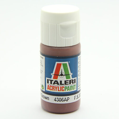 colore vernice acrilica Italeri per modellismo statico 4306AP medium brown