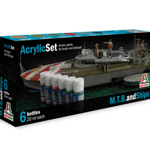 Set 6 Colori Italeri M.T.B. and Ships