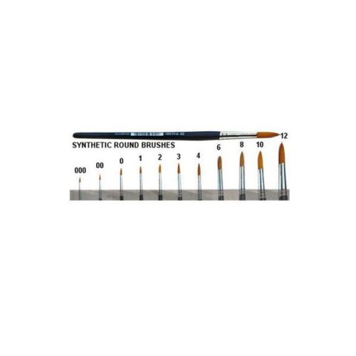 Pennello Italeri sintetico tondo a punta grandezza 8