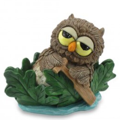 Gufo giro in barca – H: 9cm – Gufetti collezionabili Les Alpes