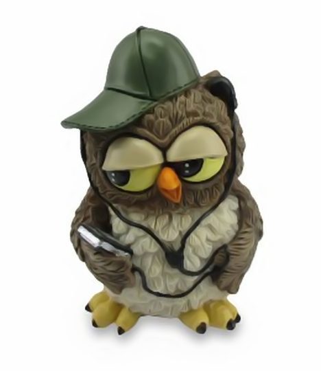 014- 93083 - Gufo Smartphone 10 cm portafortuna Les Alpes