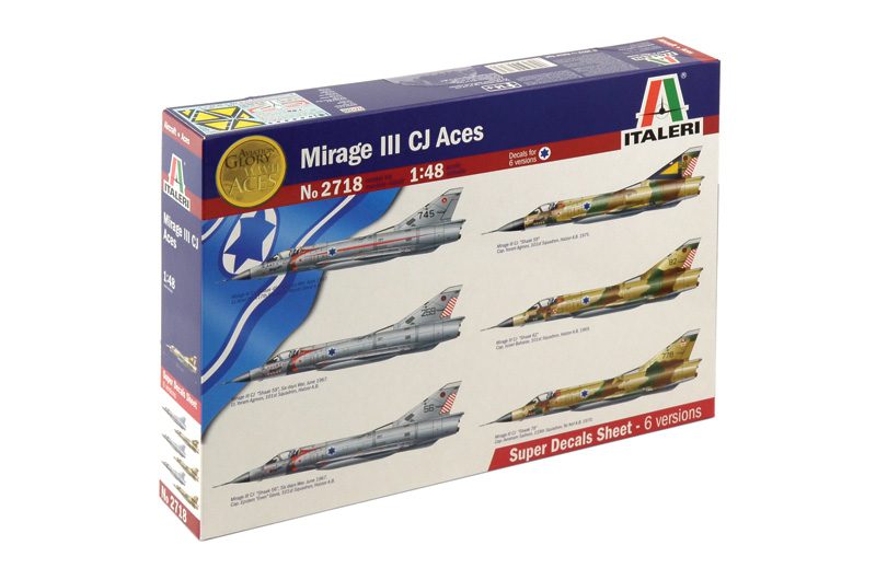 Mirage lll CJ Aces italeri 1:48