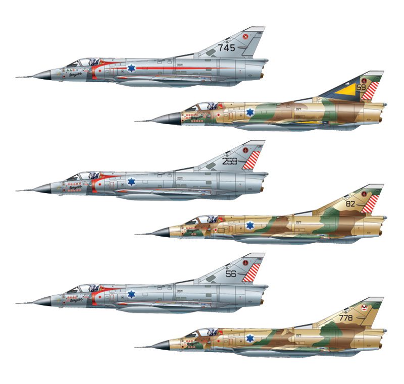 Mirage lll CJ Aces italeri 1:48 - immagine 2