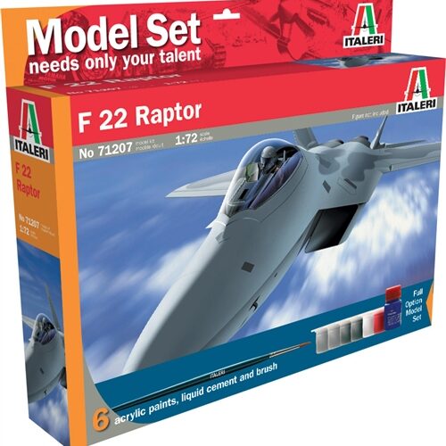 f-22 raptor modellino statico 1:72 italeri
