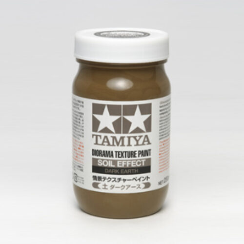 TAMIYA 87121  DIORAMA TEXTURE PAINT SOIL EFFECT: MARRONE TERRA SCURA 250 ml