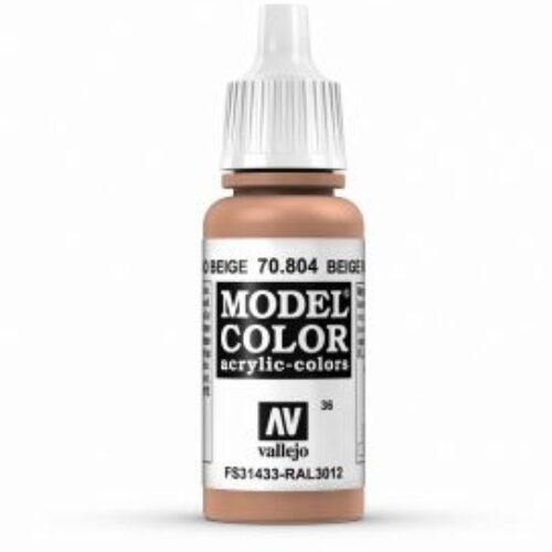 70804 Beige Rosso (FS31433-RAL3012) Colore Acrilico Vallejo Model Color 17ml
