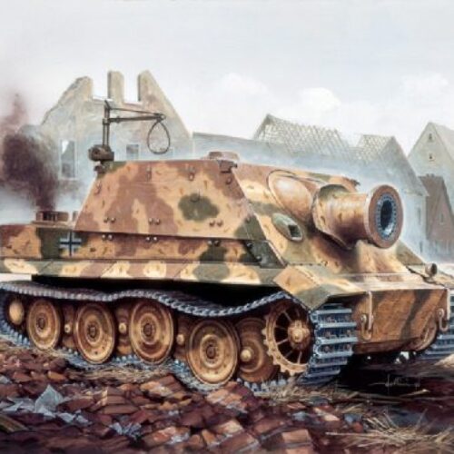 38 cm RW 61 auf Sturmmörser Tiger – ITALERI 0299 – scala 1 : 35