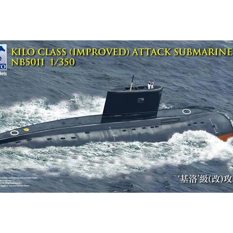 SOTTOMARINO CLASSE KILO MIGLIORATO MODELLO BRONCO 5011 SCALA 1/350