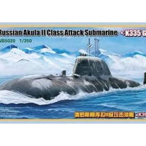 SOTTOMARINO CLASSE AKULA II “K335 GIEPARD” MODELLO BRONCO 5020 SCALA 1/350