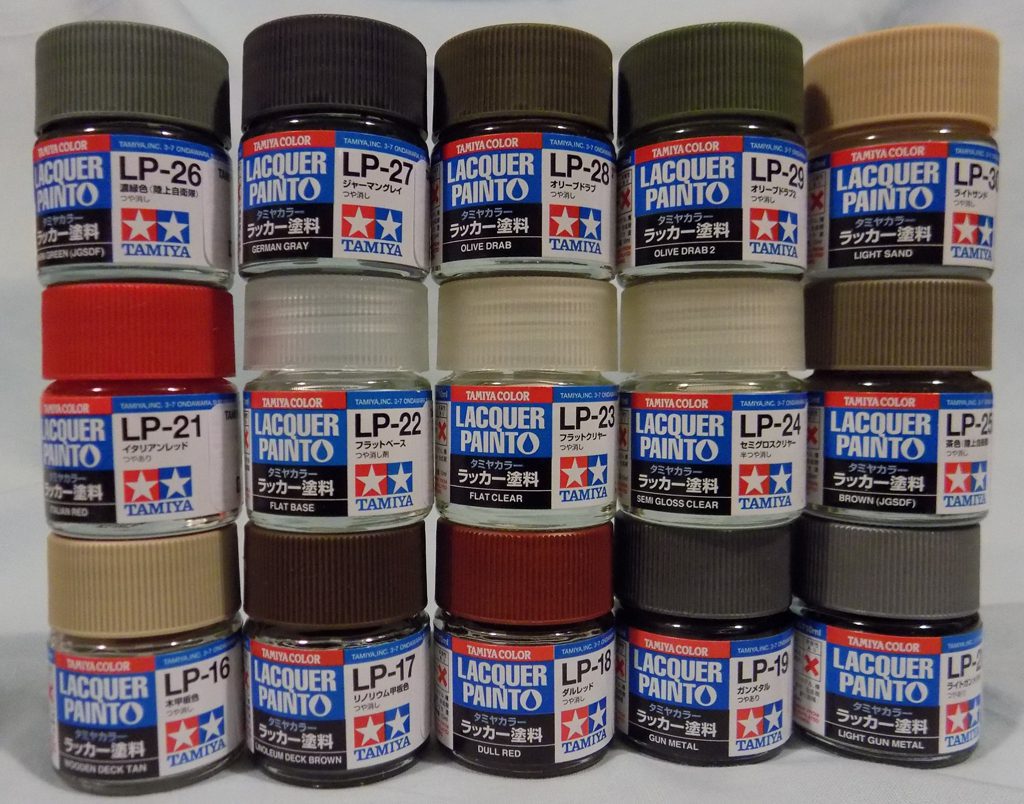 OFFERTA 45 COLORI TAMIYA LACQUER (esclusi dall'offerta i codici LP-41-42-43-44-45-46-47-48-49)
