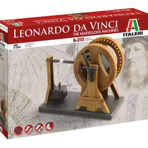 LE MACCHINE DI LEONARDO DA VINCI LA GRU A LEVA – LEVERAGE CRANE, MODELLO ITALERI 3112