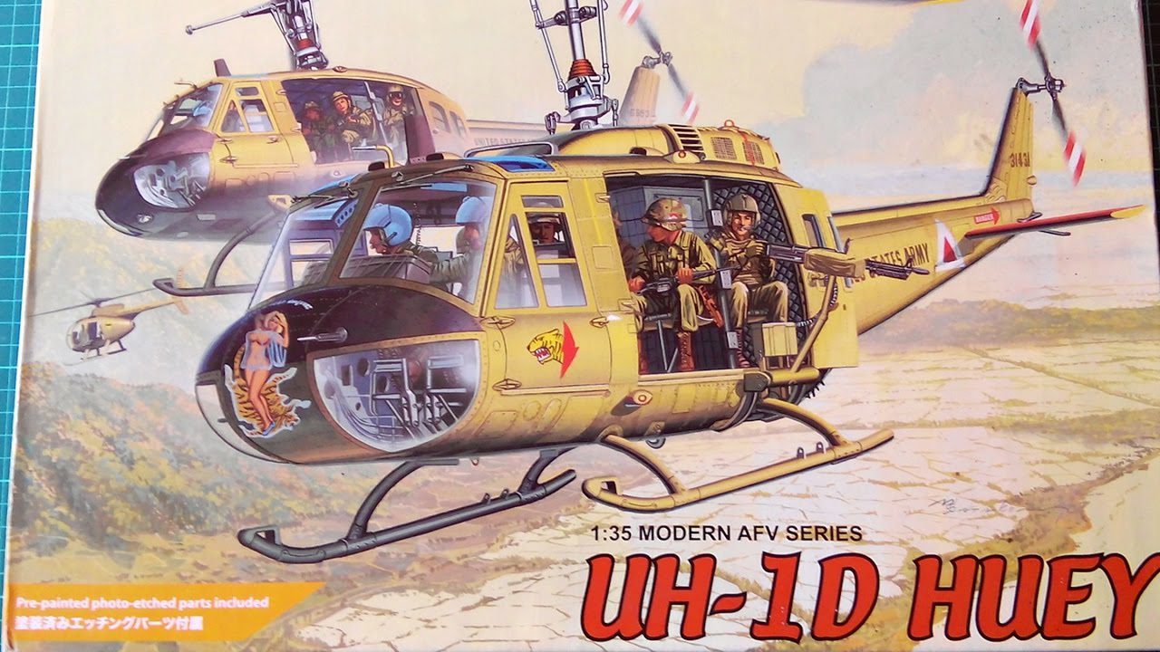 BELL UH-1D HUEY, MODELLO DRAGON 3538 SCALA 1/35