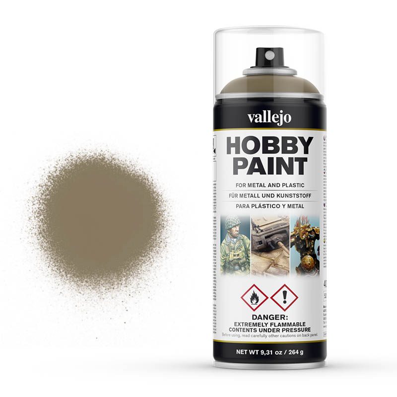 28009 spray acrilico US Khaki Vallejo 400ml con doppio diffusore