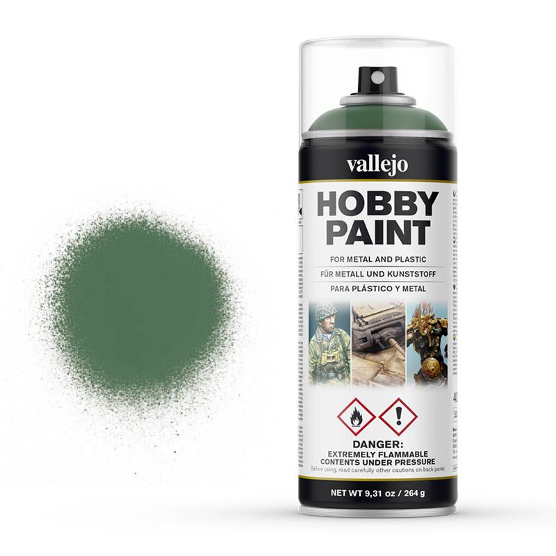 28028 spray Sick Green Vallejo 400ml con doppio diffusore