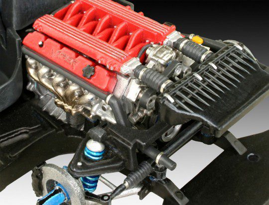 DODGE VIPER SCALA 1/25, MODELLO REVELL CODICE 07040 - immagine 3