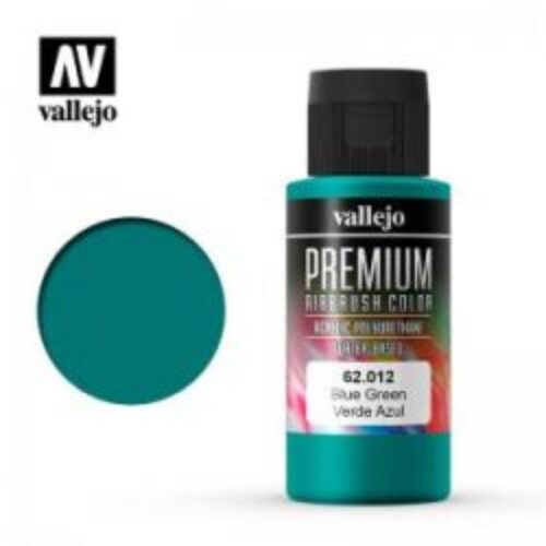 62012 VALLEJO PREMIUM AIRBRUSH: BLUE GREEN (60ML)