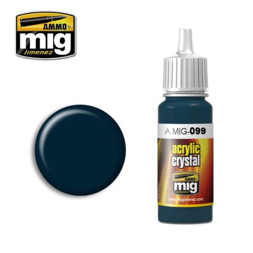 AMMO MIG: 099 CRYSTAL BLACK BLUE (17ML)