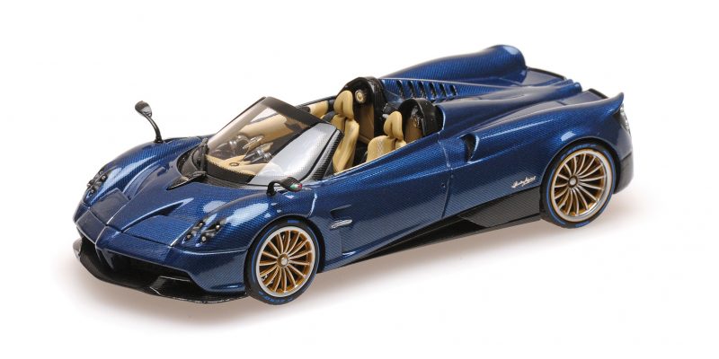PAGANI HUAYRA ROADSTER 2017 CARBON BLU FRANCIA