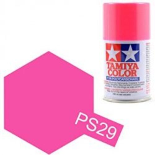 Spray Tamiya per Lexan PS29 rosa fluorescente 100ml