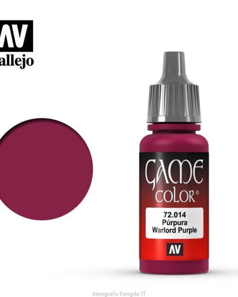 72014 Vallejo Game Color Warlord Purple Colore acrilico Modellismo e Miniature 17ml