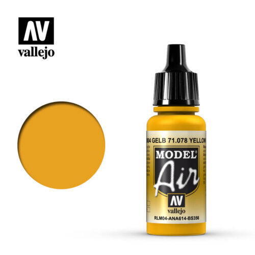 71078 – VALLEJO MODEL AIR: YELLOW RLM04 – 17ML