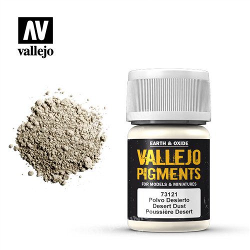 73.121 VALLEJO PIGMENTS:  DESERT RUST (35ML)