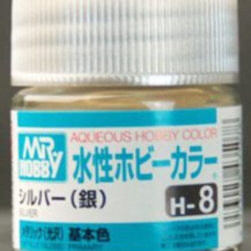 008 silver 10ml Hobby Color Gunze Sangyo acrilico modellismo
