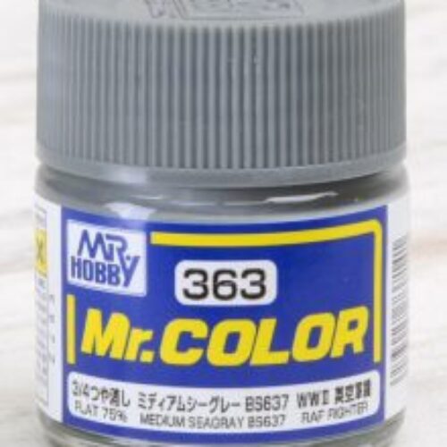 C-363 Gunze Lacquer smalto Medium Seagray Sea Grey opaco 75% 10ml colore modellismo