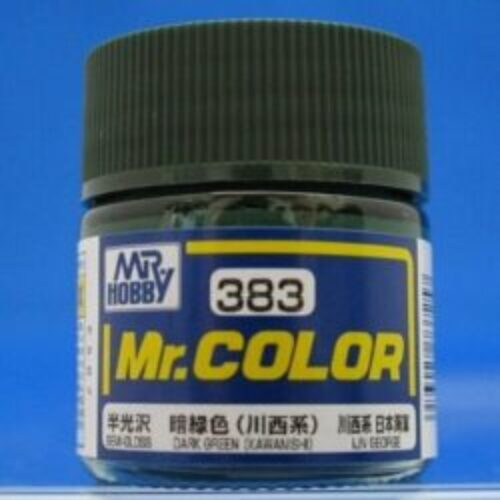C-383 Gunze Lacquer smalto Dark Green Kawanish semi gloss 10ml colore modellismo