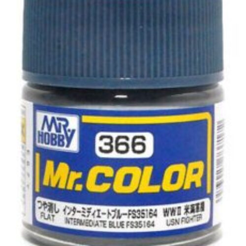 C-366 Gunze Lacquer smalto Intermediate Blue FS35164 opaco 75% 10ml colore modellismo