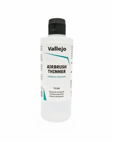 Airbrush Thinner 200ml Vallejo 71161 diluente acrilico aerografo
