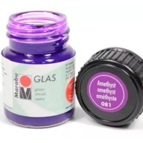 COLORE PER VETRO 081 Ametista Vasetto 15ml MARABU