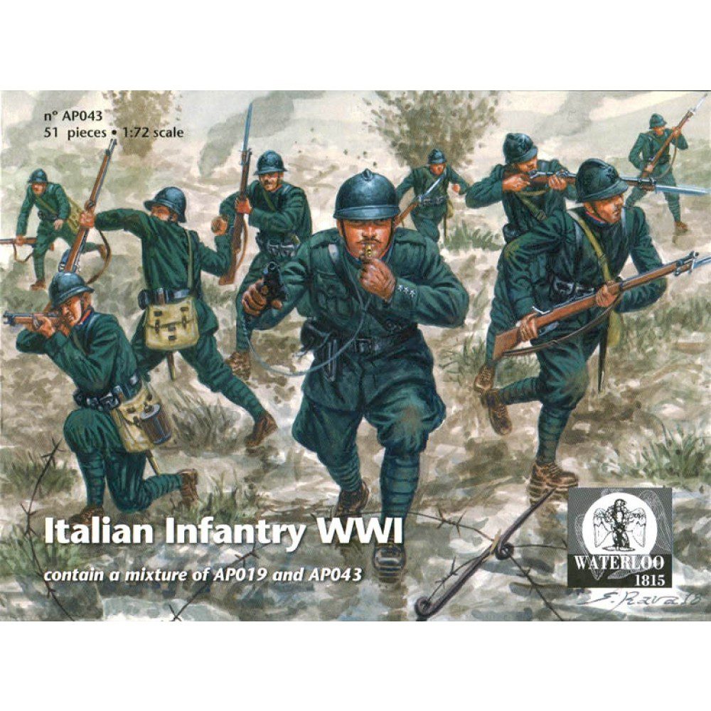 1:72 Italian Infantery WWI Waterloo 1815 - AP043