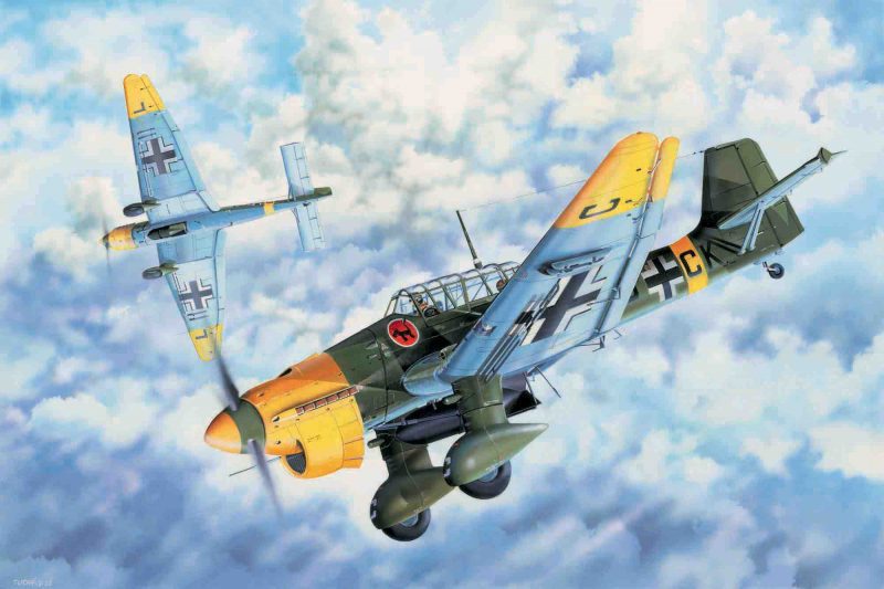 JUNKERS JU-87B-2 STUKA Trumpeter 03214 scala 1:32