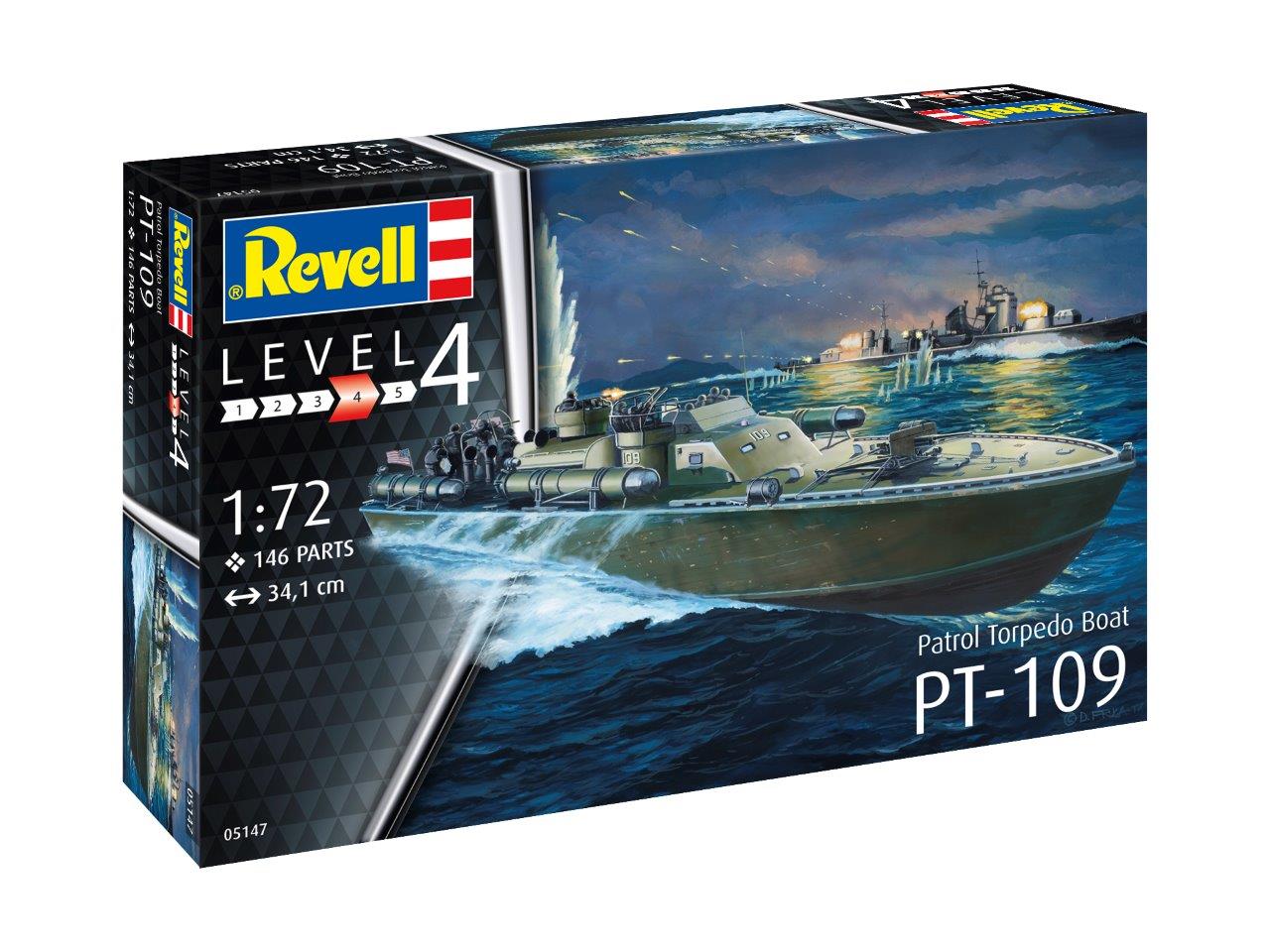 Patrol Torpedo Boat PT109 Revell 05147 scala 1:72 - immagine 7