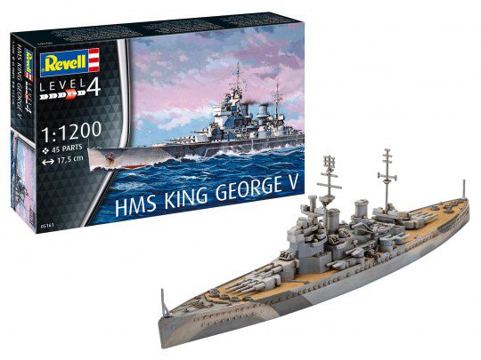 HMS King George V Revell 05161 scala 1:1200 - immagine 2