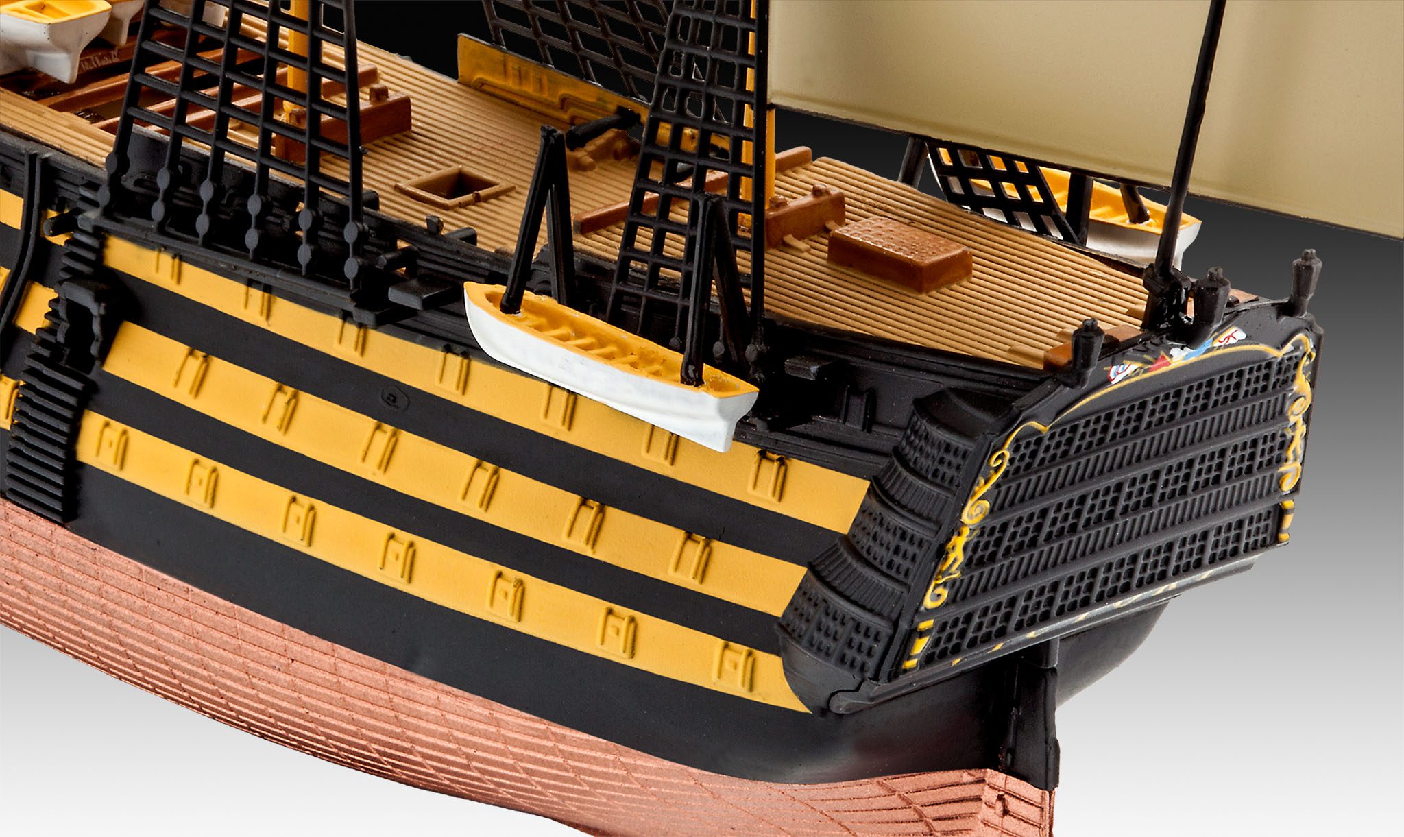 Model Set Admiral Nelson Flagship Revell 65819 scala 1:450 - immagine 3