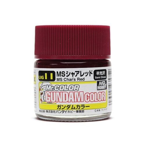 UG-11 MS Char’s Red vernice smalto Gundam color Lacquer Gunze Mister Color 10ml