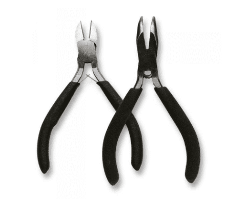 Set di 2 pinze per taglio e punta fine