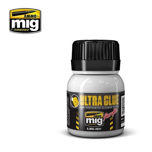ULTRA GLUE FOR PHOTO-ETCH & CLEAR PARTS (40ML) AMMO MIG 2031