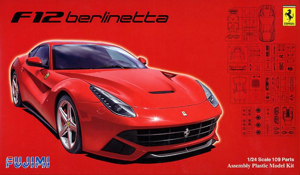 Ferrari F12 Berlinetta scala 1:24 Fujimi 12562 N°54