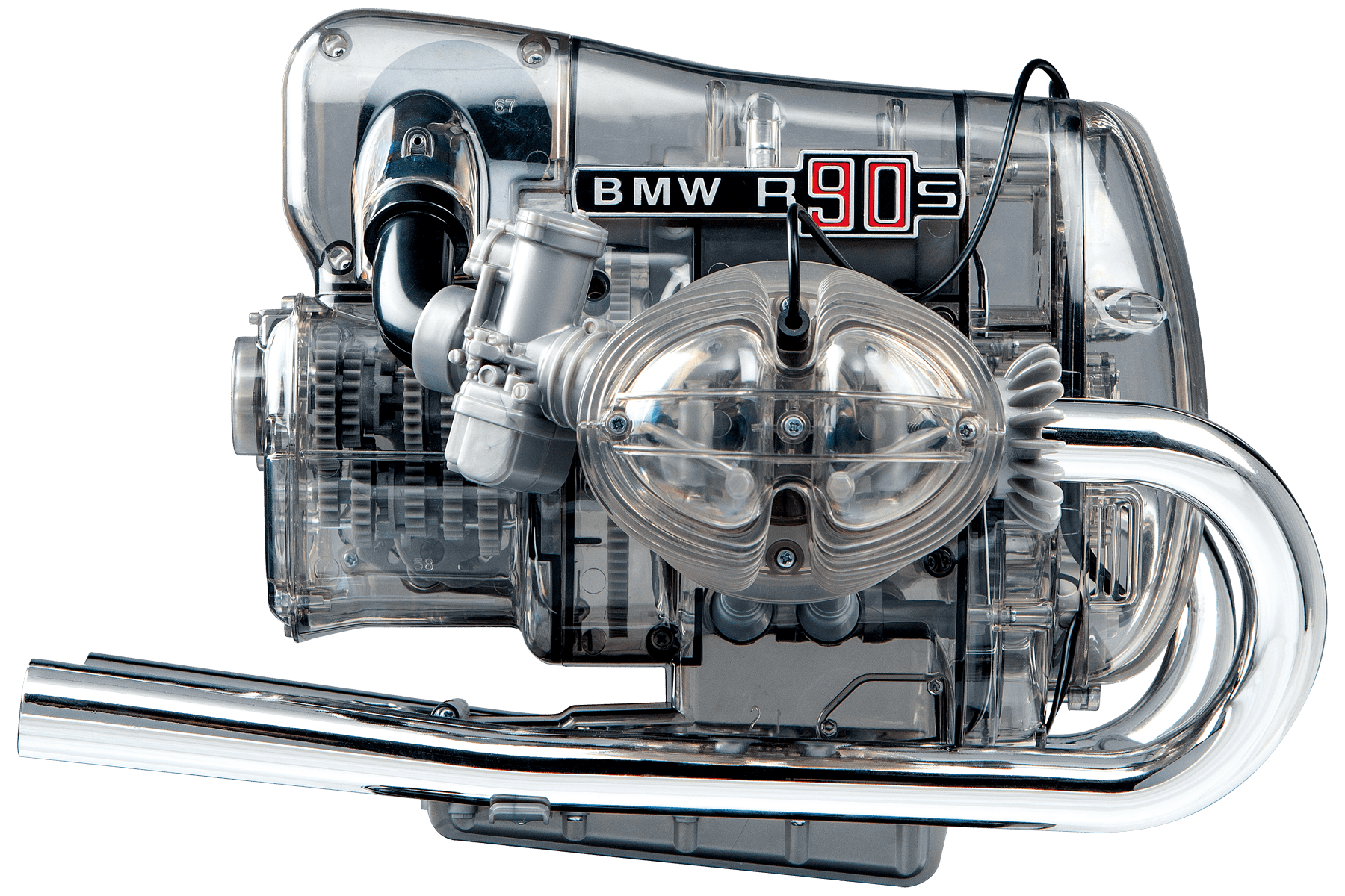 BMW R 90 S-Boxermotor scala 1:2 FRANZIS 67009 - immagine 5